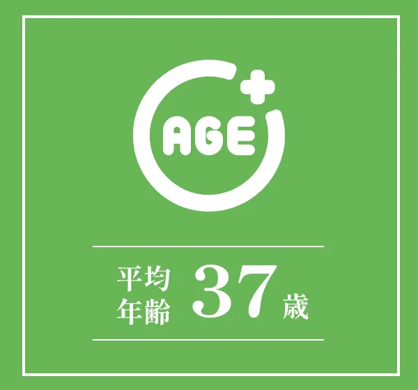 平均年齢　37歳